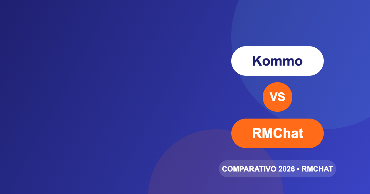 Kommo vs RMChat: qual escolher em 2026?